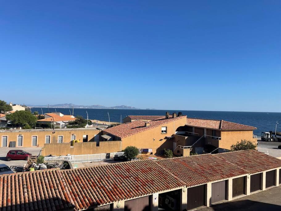 Apt Neuf A 1 Min De La Mer A Sausset Kültér fotó